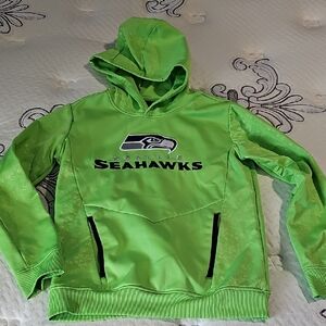 NFL Seahawks Kids Lime Green Hoodie
